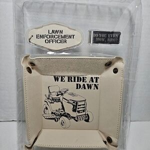 We Ride at Dawn Tray Set with Keychain and Money Clip